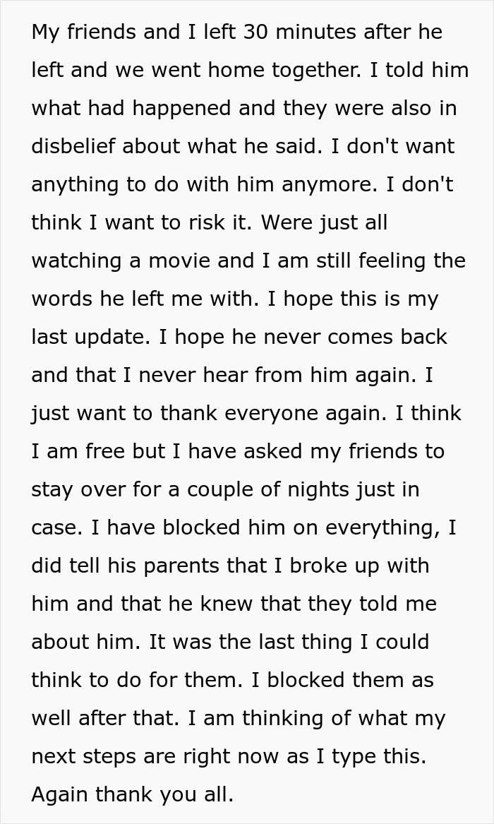 Woman Dumps Her BF After His Parents Warn Her Not To Leave Him Alone With Her Pets Woman Dumps Her BF After His Parents Warn Her Not To Leave Him Alone With Her Pets