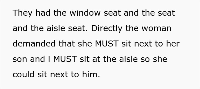 Plane Passenger Finds Her Seat Occupied By Mom With A Kid After Coming Back From The Bathroom Plane Passenger Finds Her Seat Occupied By Mom With A Kid After Coming Back From The Bathroom
