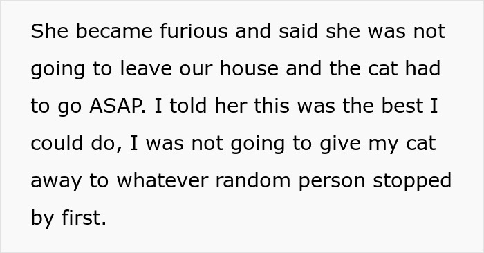 Man Disappoints Wife By Suggesting She Move Out To Avoid Moving His Senior Cat She’s Allergic To Man Disappoints Wife By Suggesting She Move Out To Avoid Moving His Senior Cat She’s Allergic To