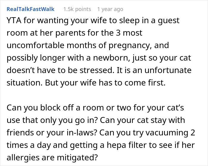 Man Disappoints Wife By Suggesting She Move Out To Avoid Moving His Senior Cat She’s Allergic To Man Disappoints Wife By Suggesting She Move Out To Avoid Moving His Senior Cat She’s Allergic To