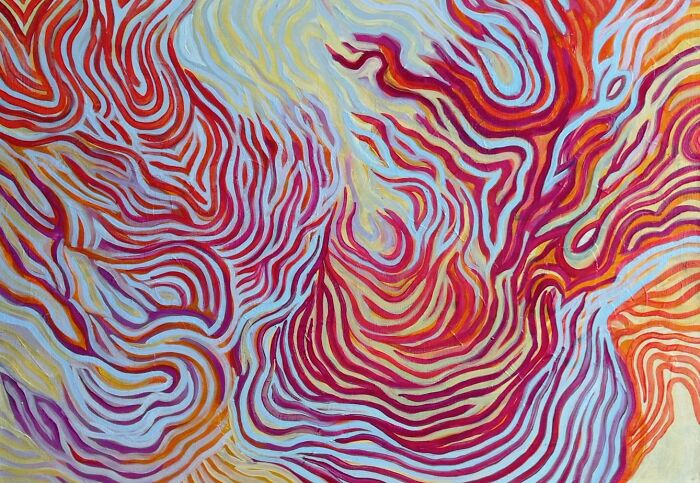 I Can&#8217;t Get Rid Of The Flames In My Landscape Paintings (12 Pics)