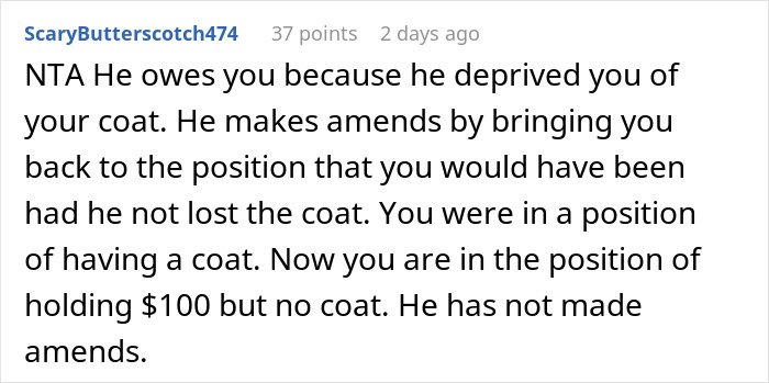 Man Refuses To Back Down After Fiancée’s Family Turn On Him Over $700 Coat