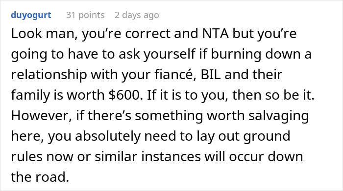 Man Refuses To Back Down After Fiancée’s Family Turn On Him Over $700 Coat