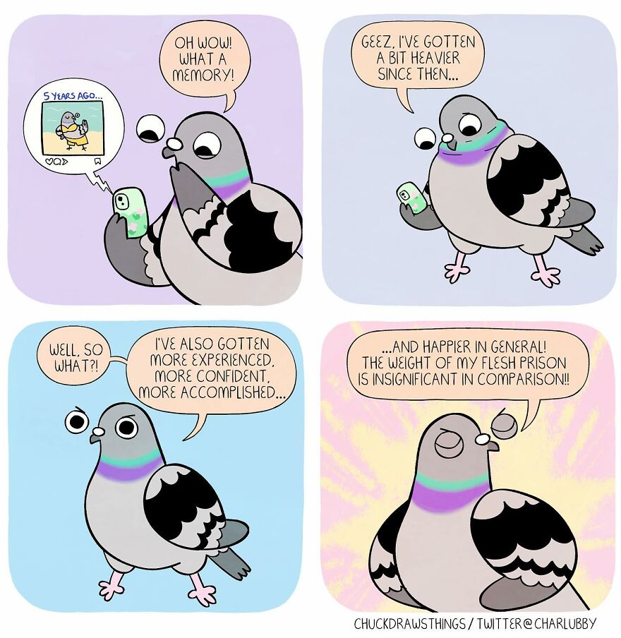 Artist Illustrates What It’s Like To Live With Anxiety And Depression Through The Eyes Of A Pigeon (30 New Pics) Artist Illustrates What It’s Like To Live With Anxiety And Depression Through The Eyes Of A Pigeon (30 New Pics)