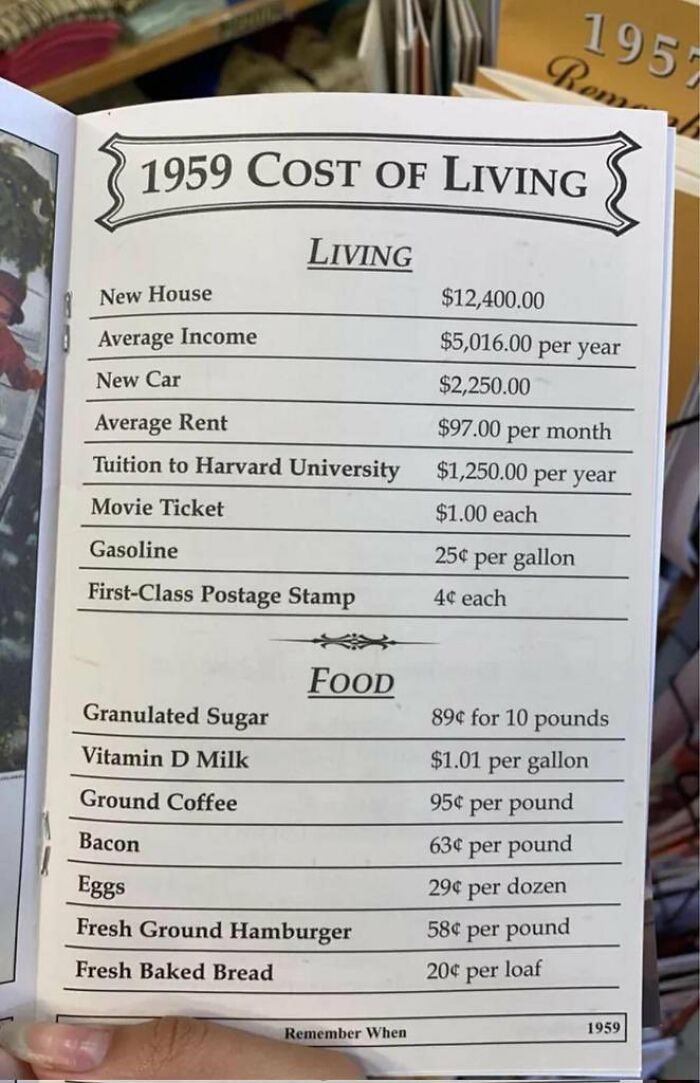 People Are Sharing Prices From The 20th Century To Show Just How Out Of Hand Prices Are Now (30 Pics) People Are Sharing Prices From The 20th Century To Show Just How Out Of Hand Prices Are Now (30 Pics)