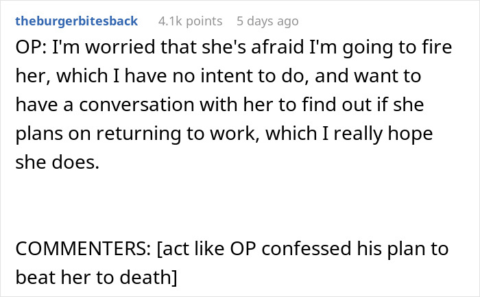 Boss Wonders If He Should Ask Employee If She&#8217;s Pregnant: &#8220;We Live In A Right To Fire State&#8221;