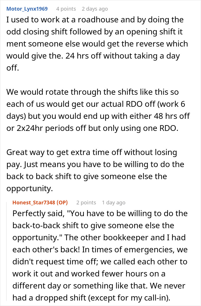 “Close At 11 PM, Open At 5 AM”: Management Refuses To Let Employee Switch Schedules, Regrets It “Close At 11 PM, Open At 5 AM”: Management Refuses To Let Employee Switch Schedules, Regrets It
