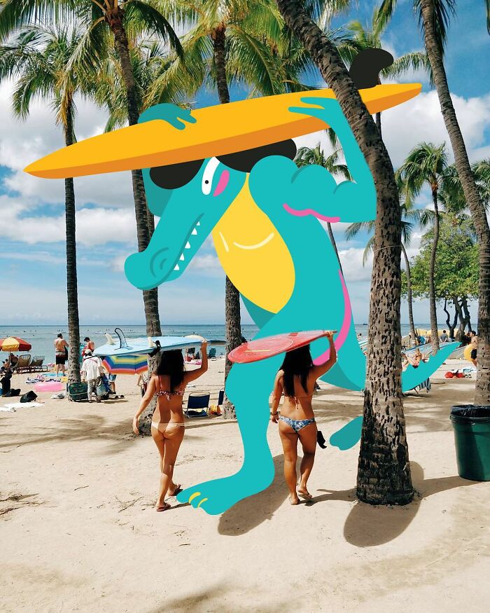 34 Playful Characters Doodled In Streets And Landscapes In The Travel Series By Brolga 34 Playful Characters Doodled In Streets And Landscapes In The Travel Series By Brolga