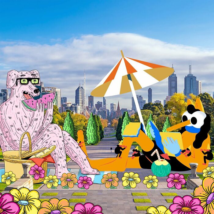 34 Playful Characters Doodled In Streets And Landscapes In The Travel Series By Brolga 34 Playful Characters Doodled In Streets And Landscapes In The Travel Series By Brolga