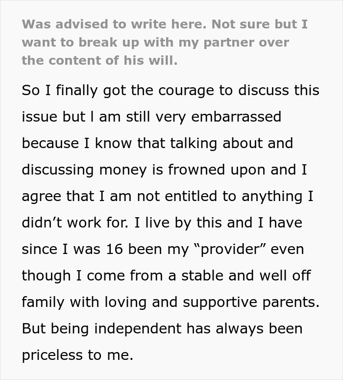 Woman At Breaking Point After Finding Partner’s New Will: “My Heart Is Broken” Woman At Breaking Point After Finding Partner’s New Will: “My Heart Is Broken”