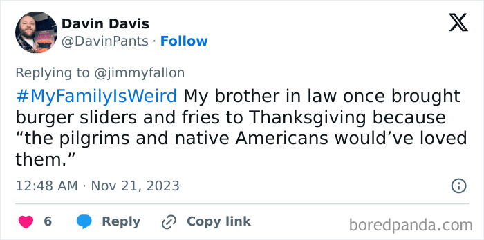 Jimmy Fallon Asks For Epic #MyFamilyIsWeird Stories, 30 Online Users Deliver Jimmy Fallon Asks For Epic #MyFamilyIsWeird Stories, 30 Online Users Deliver