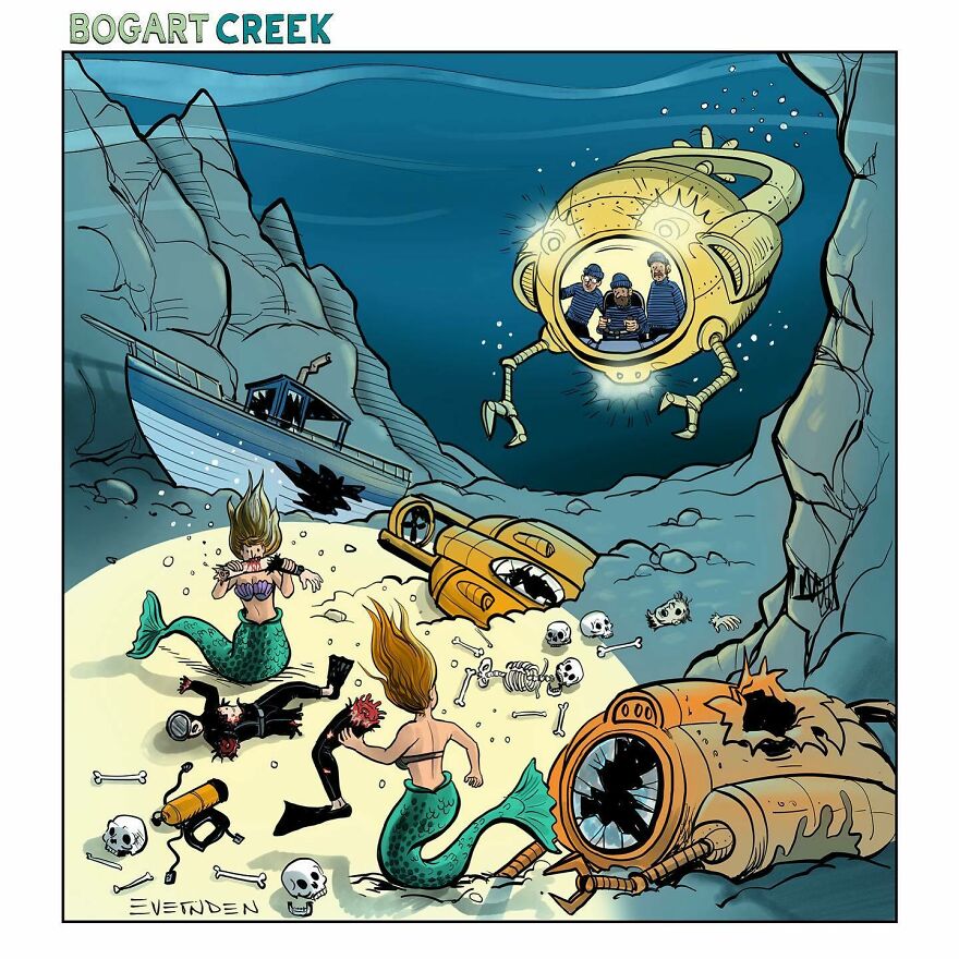 35 Hilarious One-Panel Comics By Derek Evernden With Darker Undertones (New Pics)