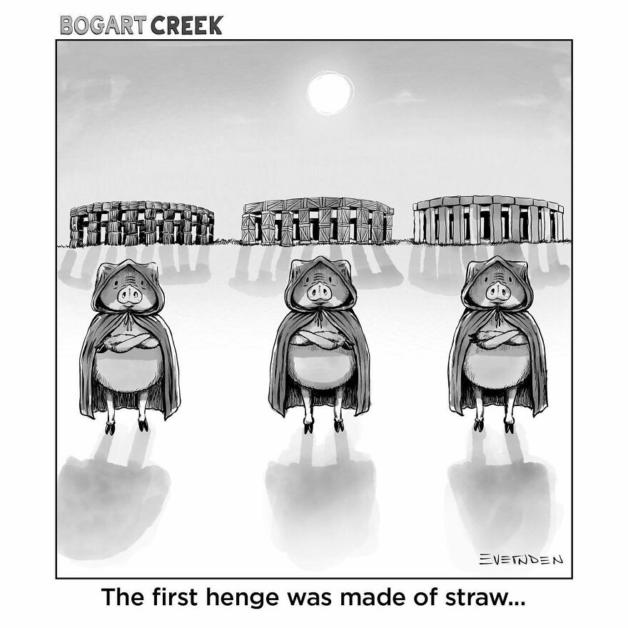 35 Hilarious One-Panel Comics By Derek Evernden With Darker Undertones (New Pics)