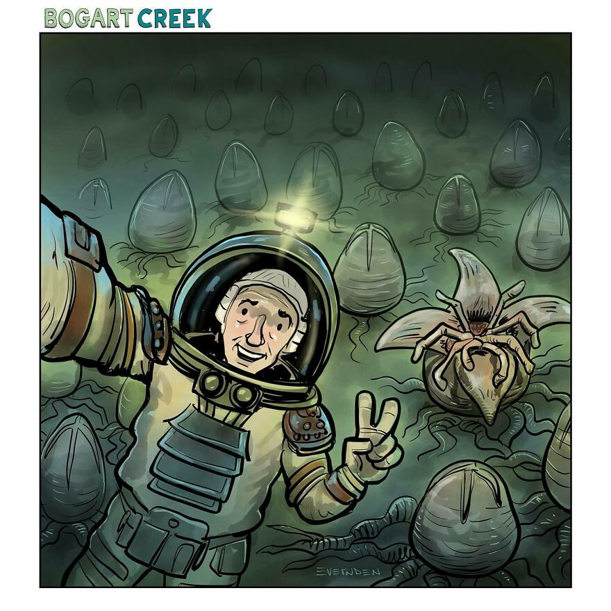 35 Hilarious One-Panel Comics By Derek Evernden With Darker Undertones (New Pics)