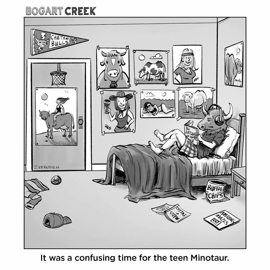 35 Hilarious One-Panel Comics By Derek Evernden With Darker Undertones (New Pics)