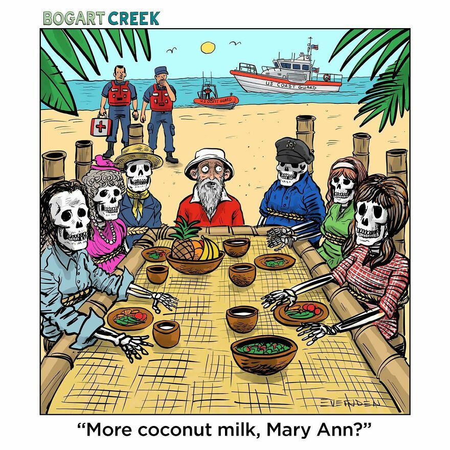 35 Hilarious One-Panel Comics By Derek Evernden With Darker Undertones (New Pics)