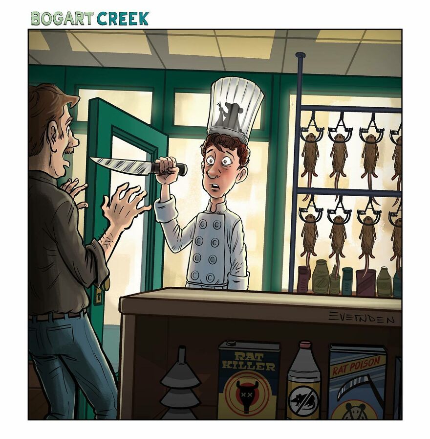 35 Hilarious One-Panel Comics By Derek Evernden With Darker Undertones (New Pics)