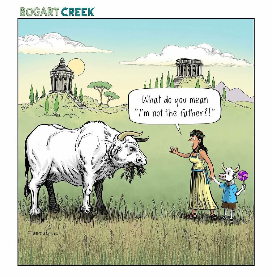 35 Hilarious One-Panel Comics By Derek Evernden With Darker Undertones (New Pics)