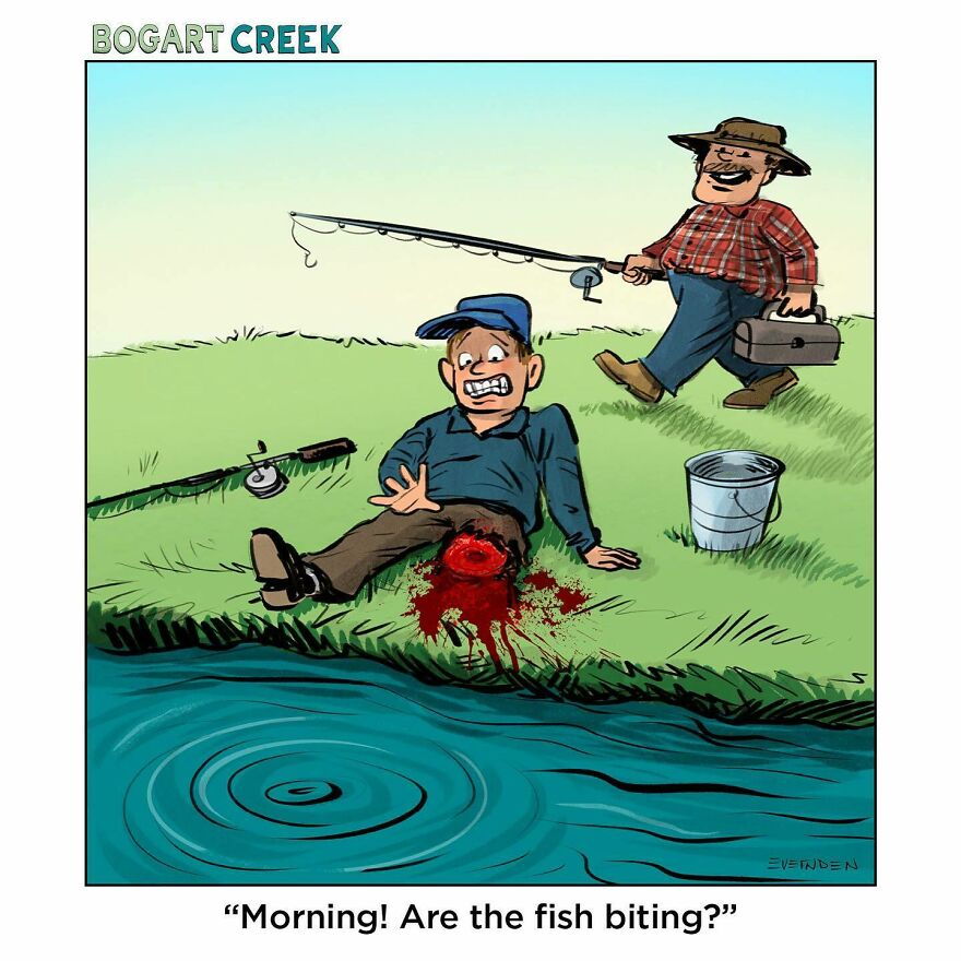 35 Hilarious One-Panel Comics By Derek Evernden With Darker Undertones (New Pics)