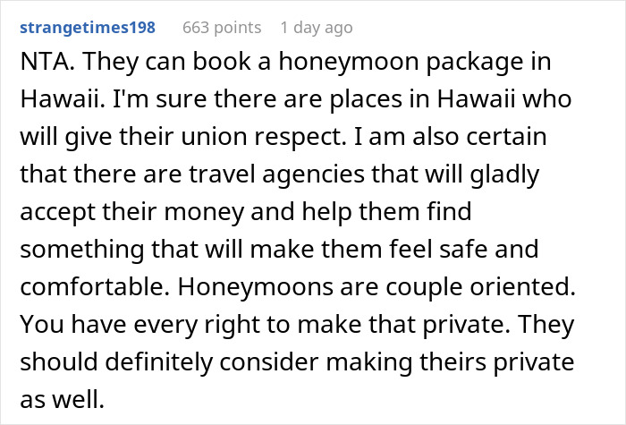 Woman Doesn’t Want Her Brother Joining Her On Honeymoon, Considers Giving Wrong Address Woman Doesn’t Want Her Brother Joining Her On Honeymoon, Considers Giving Wrong Address