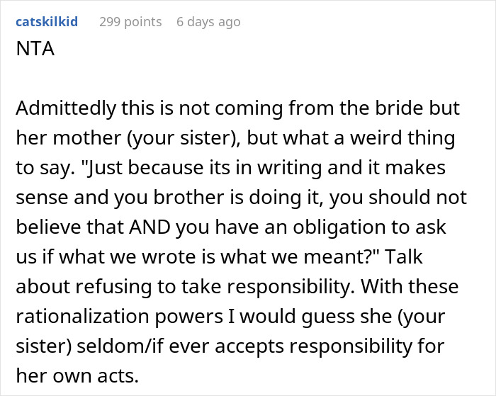 &ldquo;Am I A [Jerk] For Bringing 6 People With Me To My Niece&rsquo;s Wedding?&rdquo;