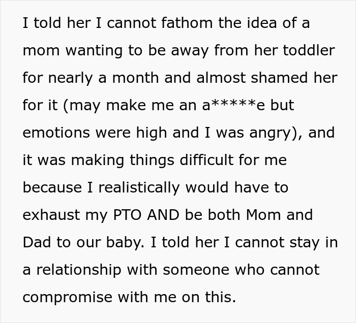 Husband Is Thinking Of Ending His Marriage After His Wife Asks For A Month Off From Being A Mom Husband Is Thinking Of Ending His Marriage After His Wife Asks For A Month Off From Being A Mom