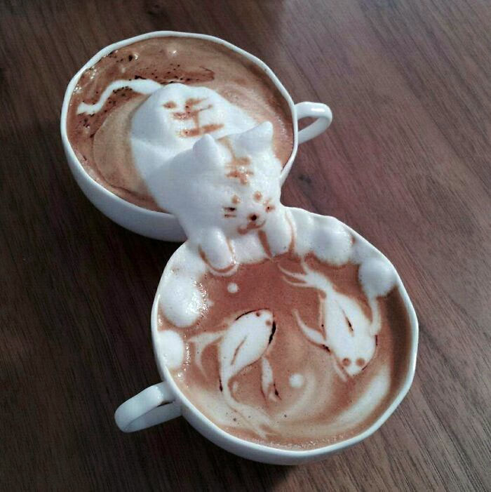 50 Times Latte Art Was So Impressive, It Looked Almost Too Good To Drink 50 Times Latte Art Was So Impressive, It Looked Almost Too Good To Drink