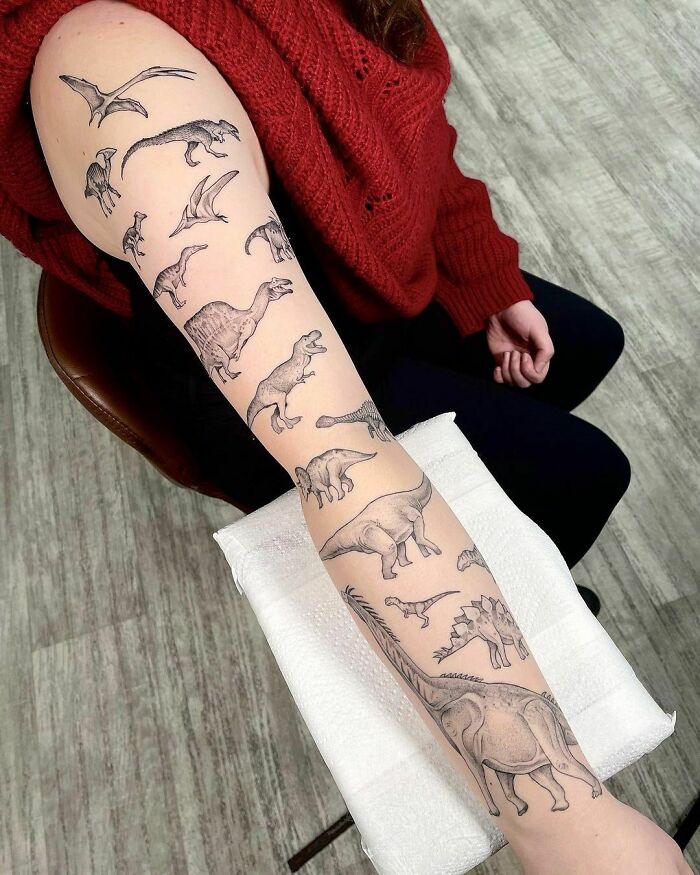 50 Times People Had A Cool Dinosaur Tattoo Idea And It Got Executed Perfectly 50 Times People Had A Cool Dinosaur Tattoo Idea And It Got Executed Perfectly