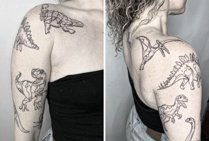 50 Times People Had A Cool Dinosaur Tattoo Idea And It Got Executed Perfectly 50 Times People Had A Cool Dinosaur Tattoo Idea And It Got Executed Perfectly