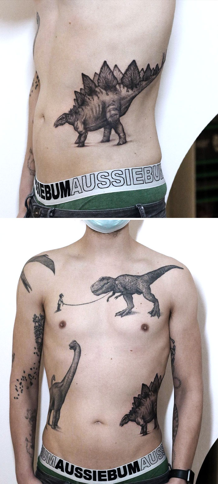 50 Times People Had A Cool Dinosaur Tattoo Idea And It Got Executed Perfectly 50 Times People Had A Cool Dinosaur Tattoo Idea And It Got Executed Perfectly