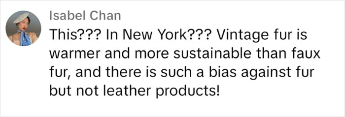 Vegan Gets Kicked Out Of A Bar For Wearing Fur, Starts Questioning Her Morals Vegan Gets Kicked Out Of A Bar For Wearing Fur, Starts Questioning Her Morals