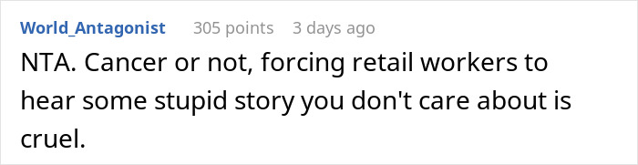 Shopper Shuts Up Trauma-Dumping Woman For Talking At Him While Checking Out Shopper Shuts Up Trauma-Dumping Woman For Talking At Him While Checking Out