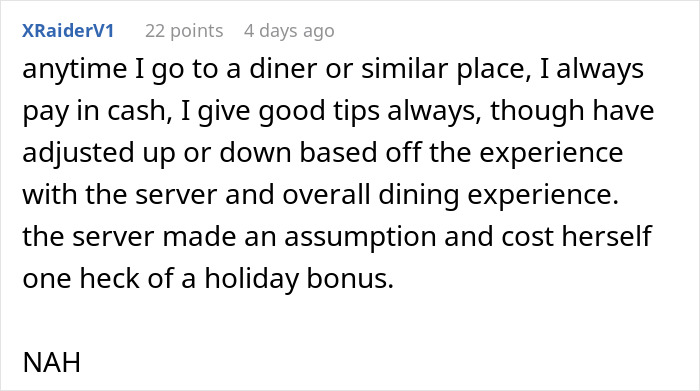 “Am I The Jerk For Changing Our Server’s Tip From $154 To $4?”