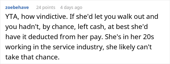 “Am I The Jerk For Changing Our Server’s Tip From $154 To $4?”