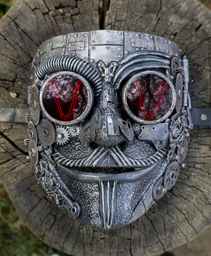 10 Steampunk-Style Masks That I Made
