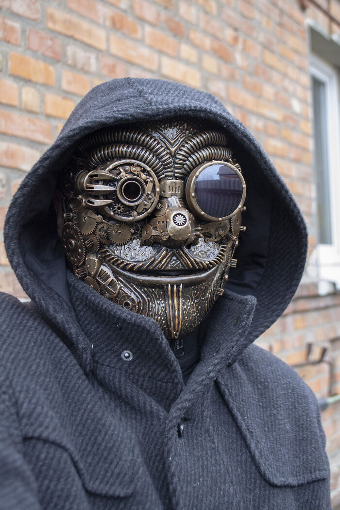 10 Steampunk-Style Masks That I Made