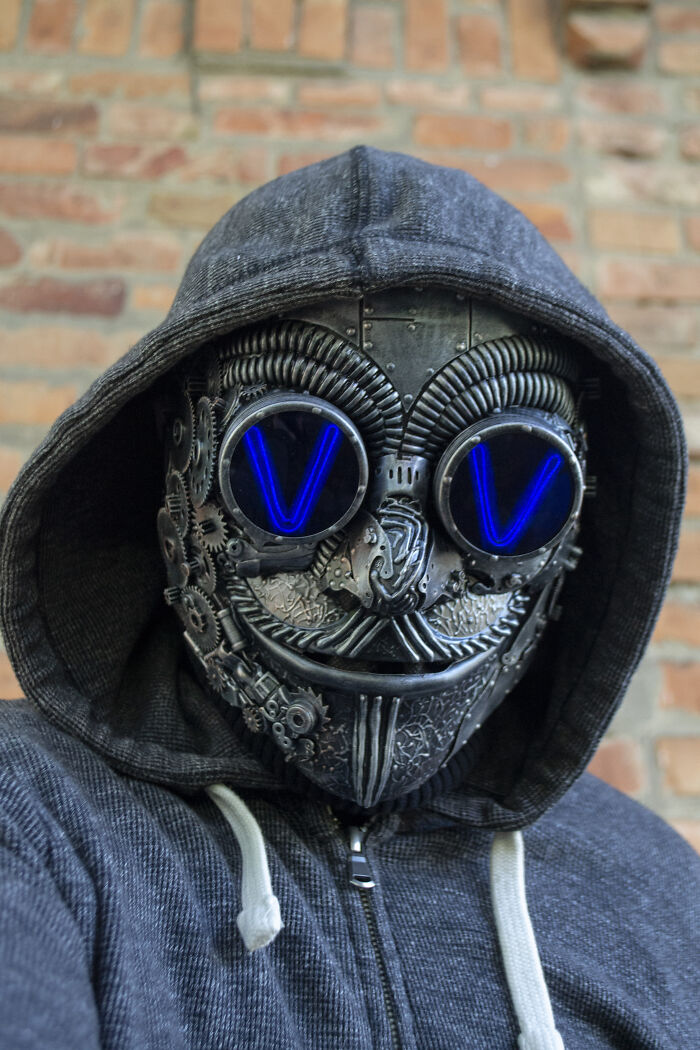 10 Steampunk-Style Masks That I Made