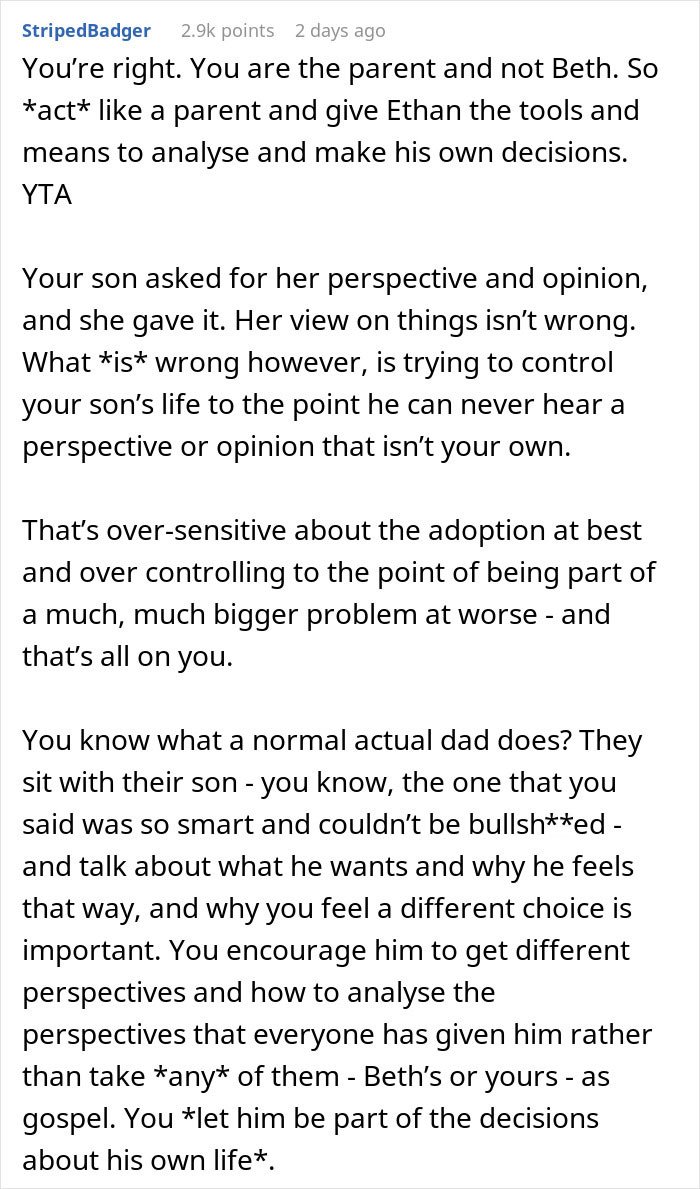 Man Gets Aggressive After Son’s Bio Mom Gets Involved In A Discussion About His Classes Man Gets Aggressive After Son’s Bio Mom Gets Involved In A Discussion About His Classes