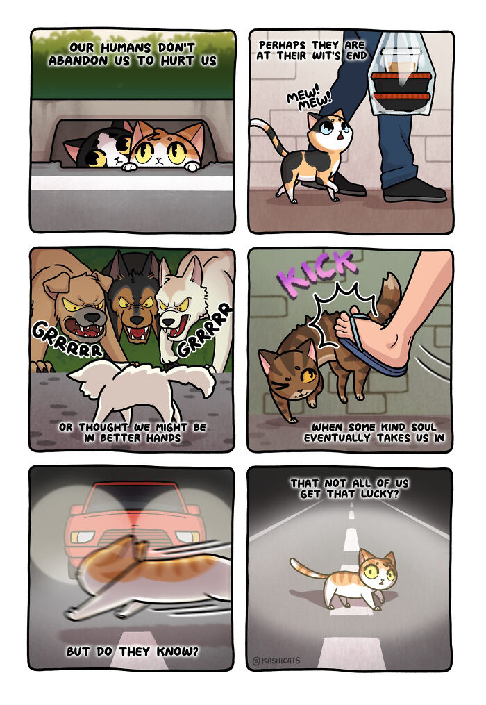 Artist Brings Awareness To Foster Care And Other Issues Through Cat Comics (35 Pics) Artist Brings Awareness To Foster Care And Other Issues Through Cat Comics (35 Pics)
