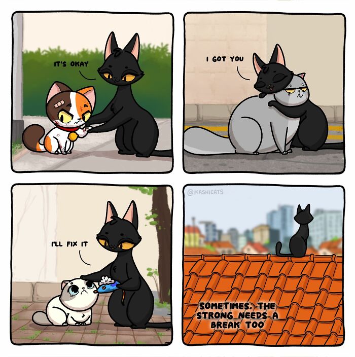 Artist Brings Awareness To Foster Care And Other Issues Through Cat Comics (35 Pics) Artist Brings Awareness To Foster Care And Other Issues Through Cat Comics (35 Pics)