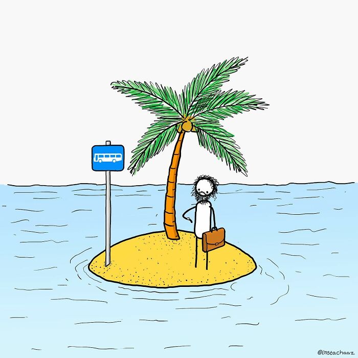 30 Sharp-Witted Illustrations By Chaz Hutton That Might Make You Chuckle And Relate (New Pics)