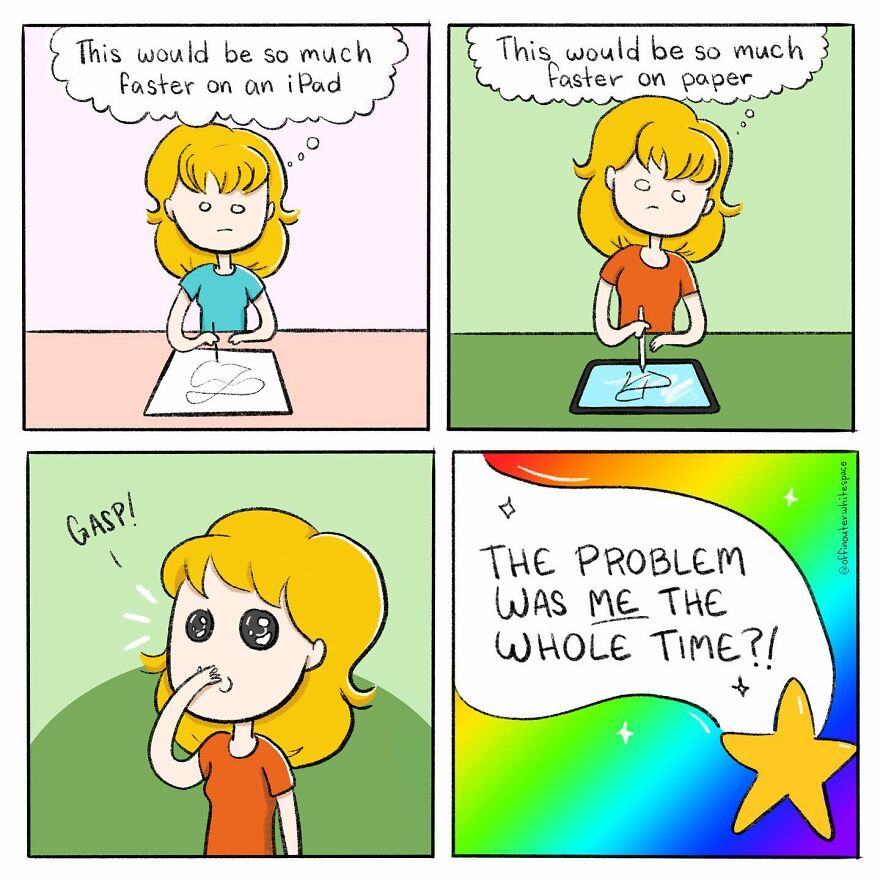 23 Hilarious Comics By ‘Off in Outer Whitespace’ That Nail Everyday Struggles 23 Hilarious Comics By ‘Off in Outer Whitespace’ That Nail Everyday Struggles