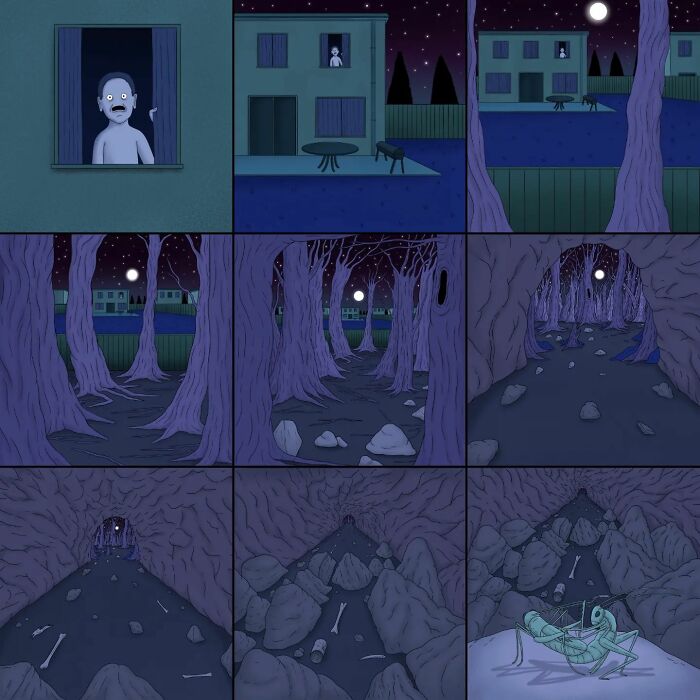 37 Darkly Humorous Comics That Illustrate Surreal Stories, By Alex Gamsu Jenkins