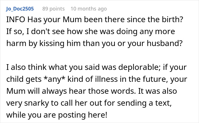 &ldquo;AITA For Calling My Mom Selfish And Telling Her It Will Be Her Fault When The Baby&rsquo;s [Life Ends]?&rdquo;