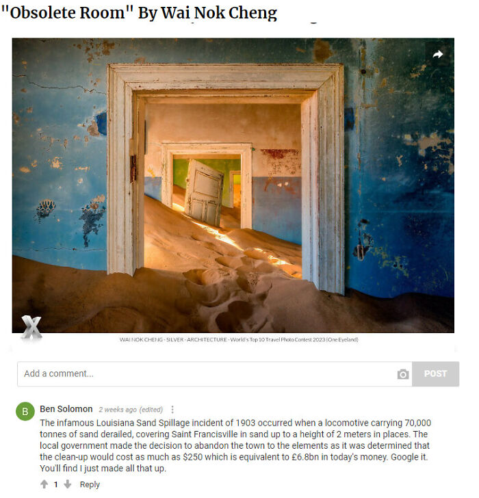 Funny Made-Up Facts: 19 Credible-Looking Comments I Left Under Various Posts