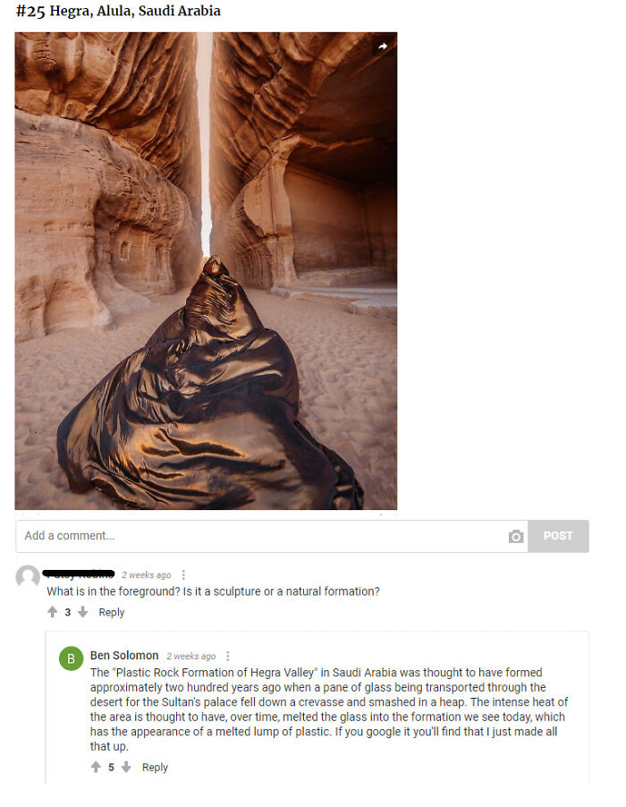 Funny Made-Up Facts: 19 Credible-Looking Comments I Left Under Various Posts