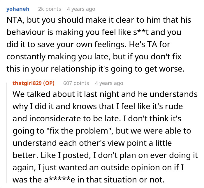 Woman Lies To BF About Event Start Date Because She’s Tired Of His Selfish Behavior Woman Lies To BF About Event Start Date Because She’s Tired Of His Selfish Behavior