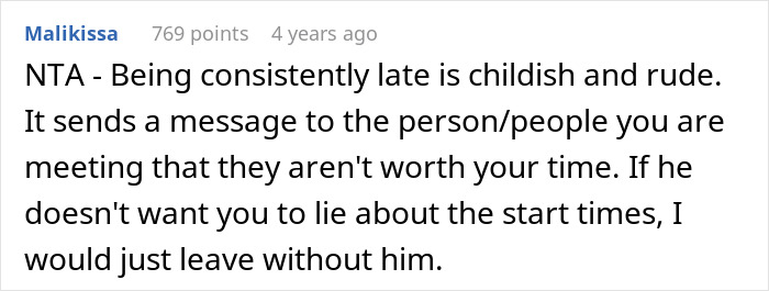 Woman Lies To BF About Event Start Date Because She’s Tired Of His Selfish Behavior Woman Lies To BF About Event Start Date Because She’s Tired Of His Selfish Behavior