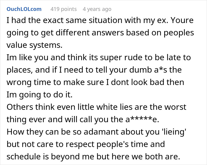 Woman Lies To BF About Event Start Date Because She’s Tired Of His Selfish Behavior Woman Lies To BF About Event Start Date Because She’s Tired Of His Selfish Behavior