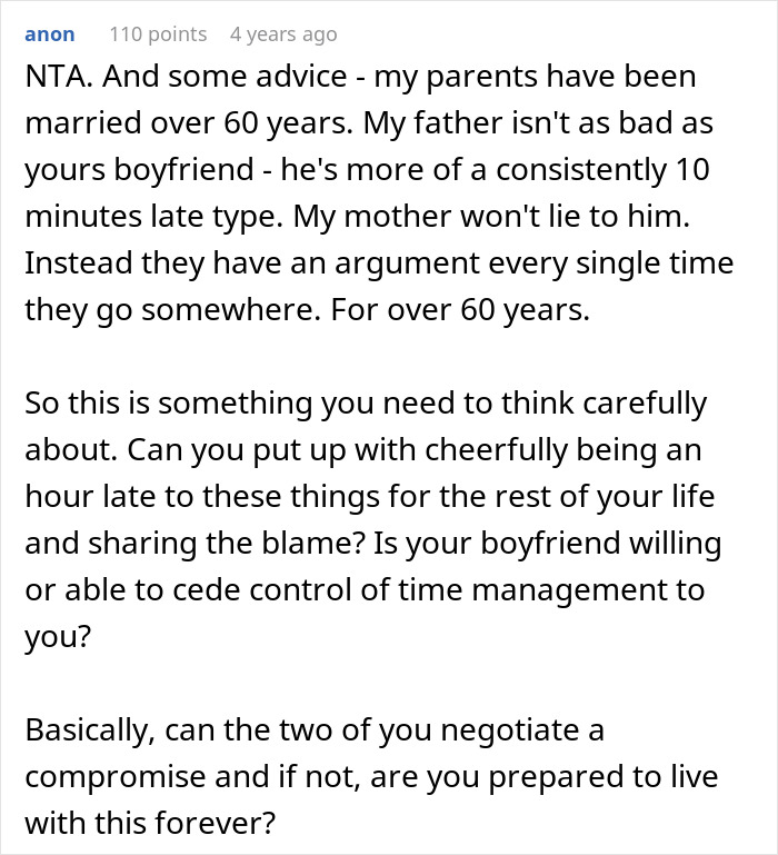 Woman Lies To BF About Event Start Date Because She’s Tired Of His Selfish Behavior Woman Lies To BF About Event Start Date Because She’s Tired Of His Selfish Behavior